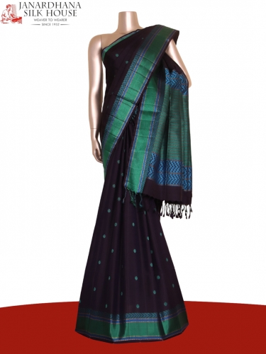 Exclusive Handloom Thread Weave Soft Silk Saree